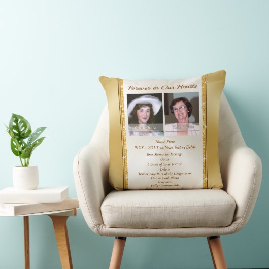1人または2人の写真、記念写真枕 クッション (椅子)