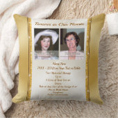 1人または2人の写真、記念写真枕 クッション (ブランケット)