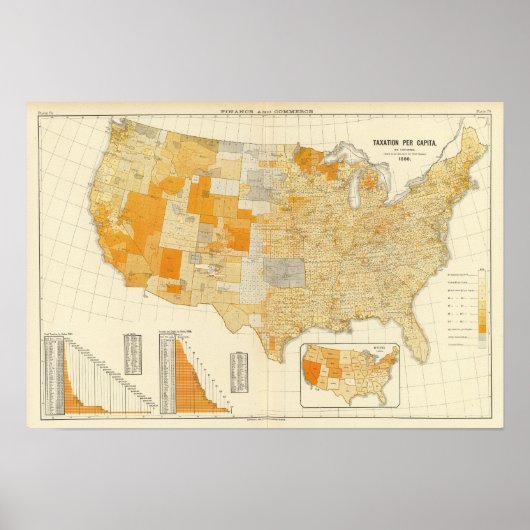 1人当たり課税、郡 ポスター (正面)