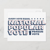 1人1票はがき ポストカード (正面/裏面)