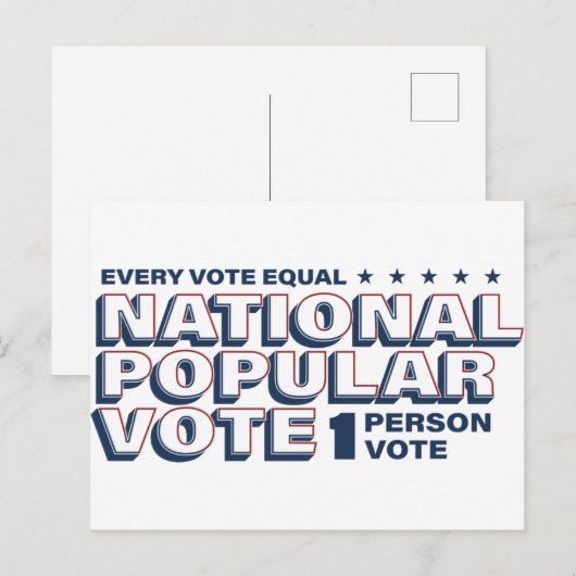 1人1票はがき ポストカード (正面/裏面)