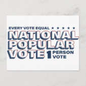 1人1票はがき ポストカード (正面)