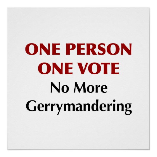 1人1票、それ以上のギャルマンダー ポスター (正面)