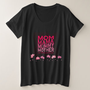 1人、無限の愛 – 母の日Tシャツ プラスサイズTシャツ