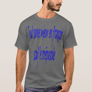 1以外の方がフランスの良い Tシャツ