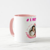 1位のお母さん カスタムマグ - 母の日ギフト マグカップ (正面左)