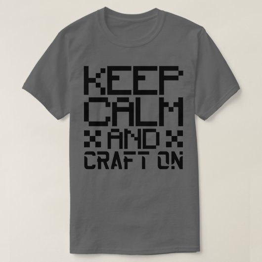 1保日に穏やかでクラフト Tシャツ (デザイン正面)