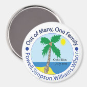 1個の家族の磁石 マグネット (正面/裏面)