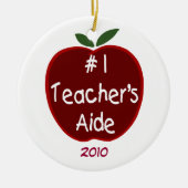 #1先生の補佐官のオーナメント セラミックオーナメント (正面)