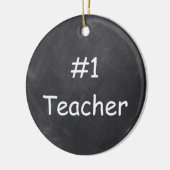 #1先生シャルボードデザインギフトアイディア セラミックオーナメント (左)