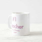 #1先生マグ コーヒーマグカップ (正面左)