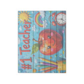 #1先生評価イラストレーション ノートパッド (回転)