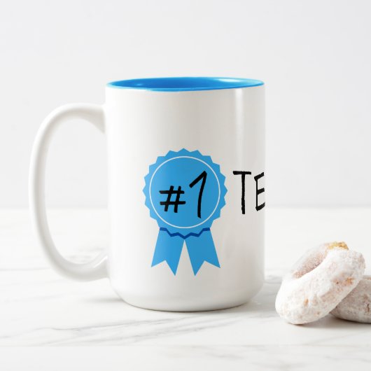 #1先生 ツートーンマグカップ (ドーナツ)