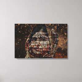 1冊の本、1本のペン、1つの子、1つの先生缶 キャンバスプリント