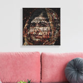 1冊の本、1本のペン、1つの子、1つの先生缶 キャンバスプリント (インサイチュ (リビング))