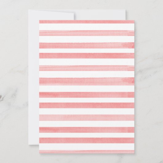 1冊ピンクブックファースト誕生日 招待状 (裏面)