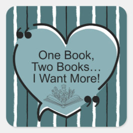 1冊、2冊... もっと欲しい！ スクエアシール