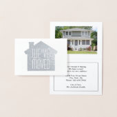 1写真の引っ越しましたエレガントでモダンなクラフトは及び実在します 箔カード (ディスプレー)