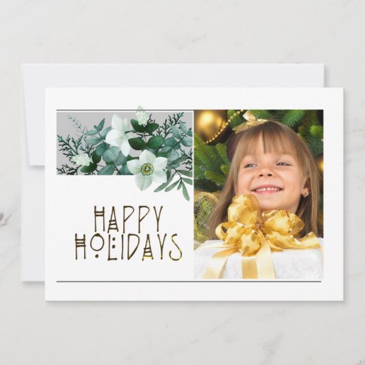 1写真エレガントHAPPY HOLIDAYSクリスマス (正面)
