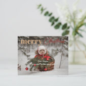 1写真メリーモダンクリスマス親愛サンタGood-ish シーズンカード (スタンド正面)