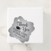 1写真卒業Thank You Silver & Black ファンシー フェイバータグ (インサイチュ)