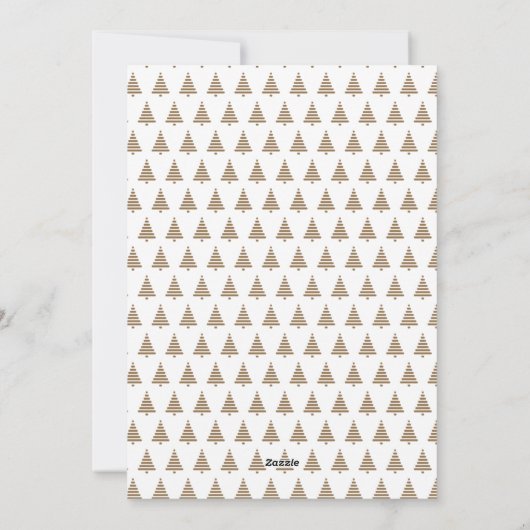 1写真手書きスクリプトメリークリスマス シーズンカード (裏面)