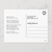 1写真明メリーるい書道のクリモダンスマス シーズンポストカード (裏面)