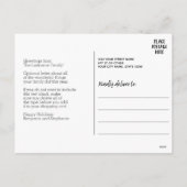 1写真明メリーるい書道のクリモダンスマス シーズンポストカード (裏面)