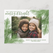 1写真明メリーるい書道のクリモダンスマス シーズンポストカード (正面)