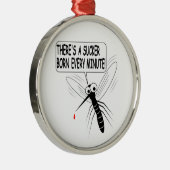 1分ごとに吸生まれい込む メタルオーナメント (右)