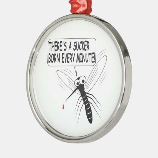 1分ごとに吸生まれい込む メタルオーナメント (左)