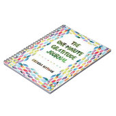 1分間の感謝の日記 ノートブック (左側)