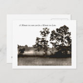 1分間も早く1分間は… ポストカード (正面/裏面)