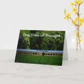 「1列考えの」ハッピーバースデー カード (黄色い花)