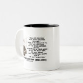 1匹のアイディアを作りますことアイディアあなたの生命引用文とて下さい ツートーンマグカップ (正面左)