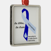 1匹のリボンのオーナメント メタルオーナメント (右)