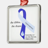 1匹のリボンのオーナメント メタルオーナメント (左)