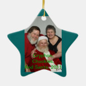 1匹の二重オーナメント セラミックオーナメント (裏面)