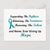 1卵巣がん顕彰を支持する ポストカード (正面)