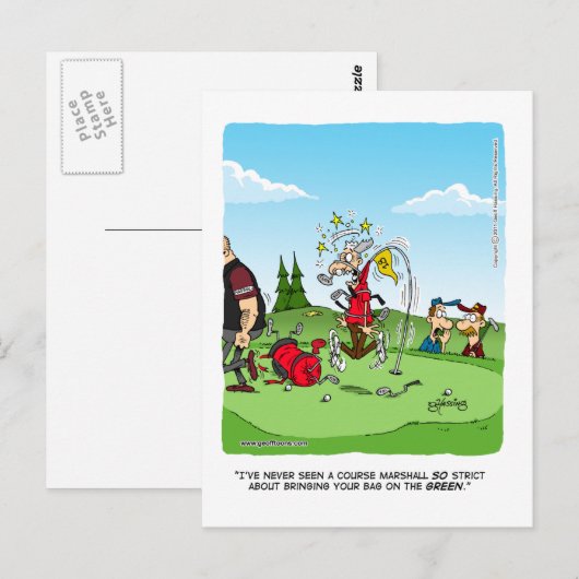 1厳格なマーシャル ポストカード (正面/裏面)