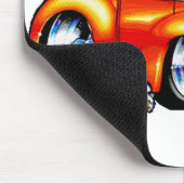 1台の熱いトラック マウスパッド (コーナー)