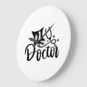 1名の医師 ラージ壁時計 (傾斜)