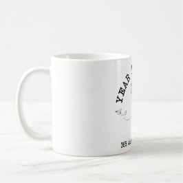 1周年おめでとう - 初めての記念日をお祝いしよう コーヒーマグカップ