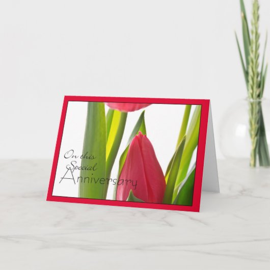 1周年を迎える カード (正面)