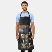 1周年カスタム記念結婚7写真集 エプロン (着用した状態)