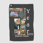 1周年カスタム記念結婚7写真集 ゴルフタオル (正面)