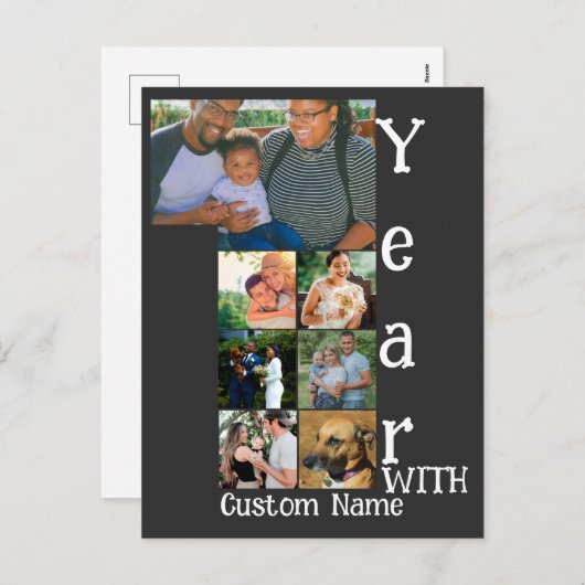 1周年カスタム記念結婚7写真集 シーズンポストカード (正面/裏面)