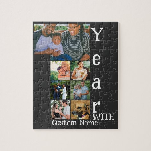 1周年カスタム記念結婚7写真集 ジグソーパズル (縦)