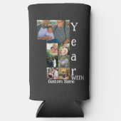 1周年カスタム記念結婚7写真集 スリム缶クーラー (正面)