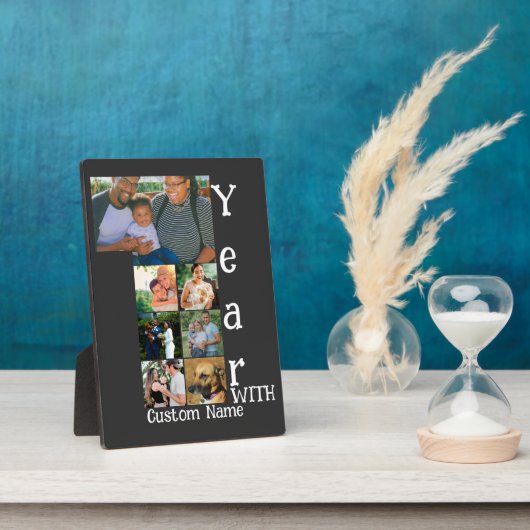 1周年カスタム記念結婚7写真集 フォトプラーク (側面)